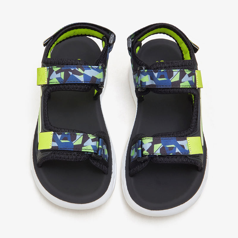 Boys' Printed Mesh Sandals