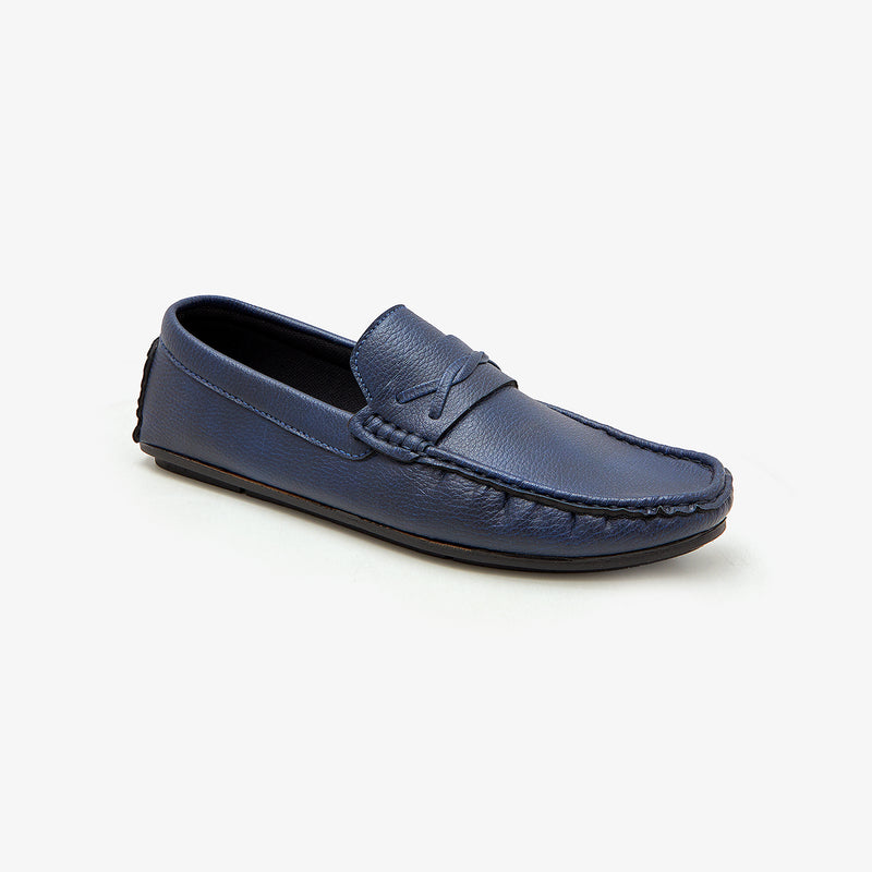 blue stylish loafer by calza