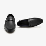 loafers black leather by calza