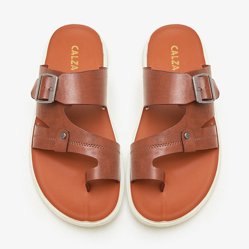 Men's Side Buckled Chappals