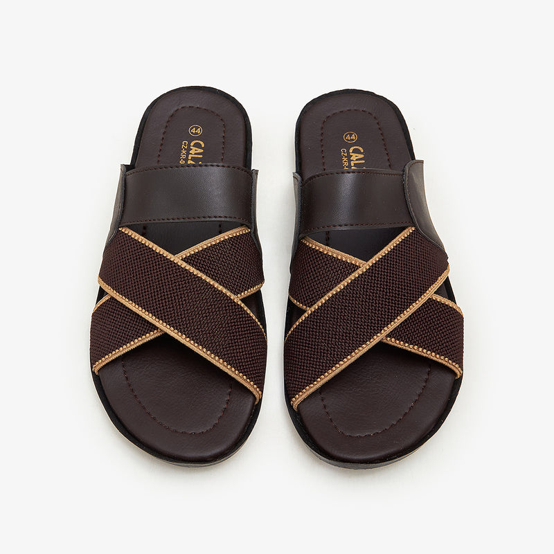 Men's Cross-Strap Chappals