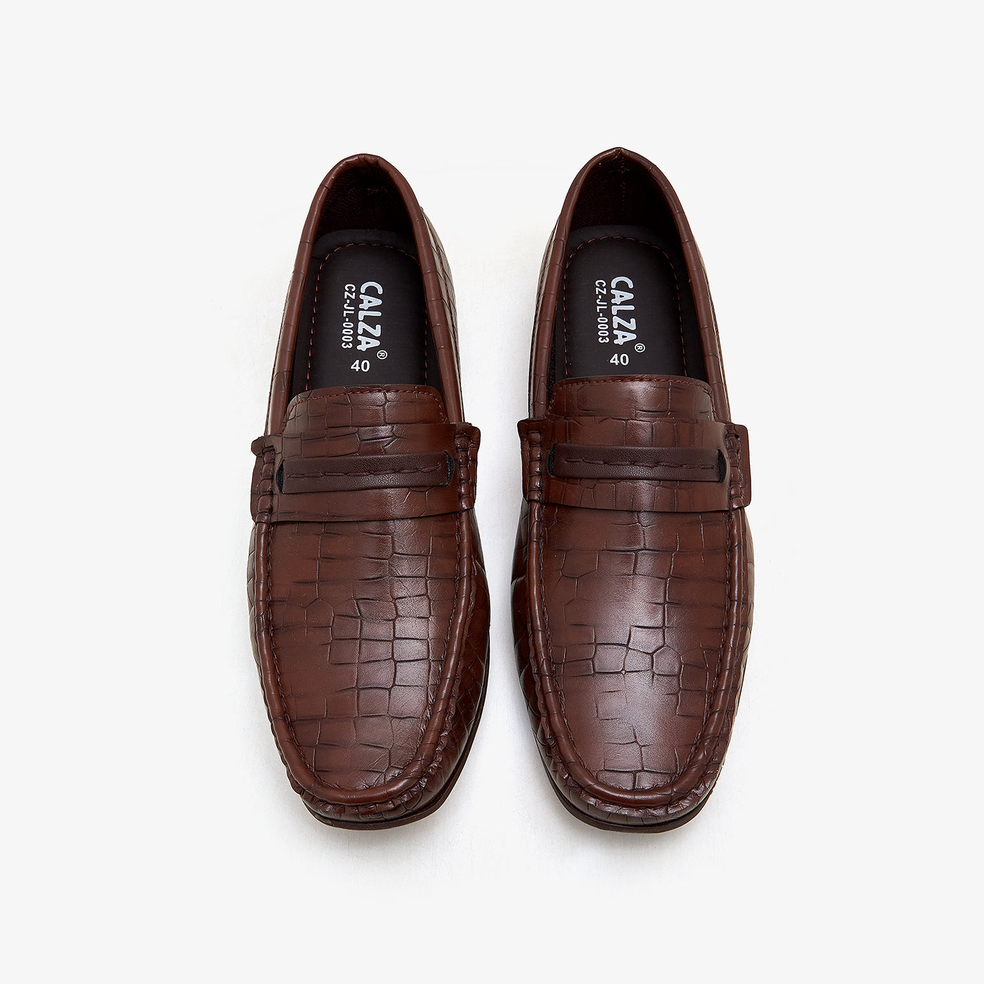 Brown shoes loafers leather