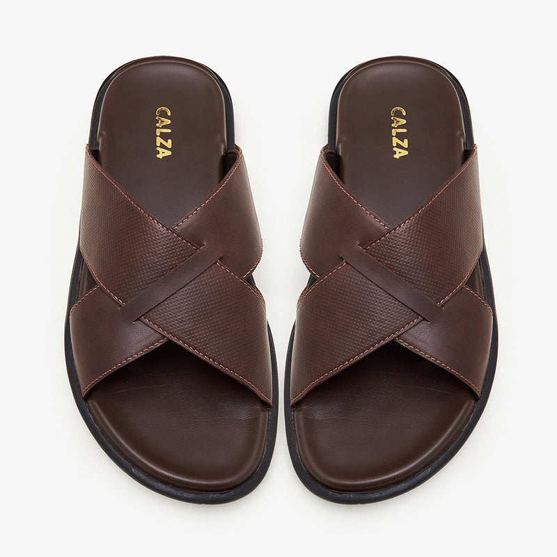 Men's Criss Cross Slides