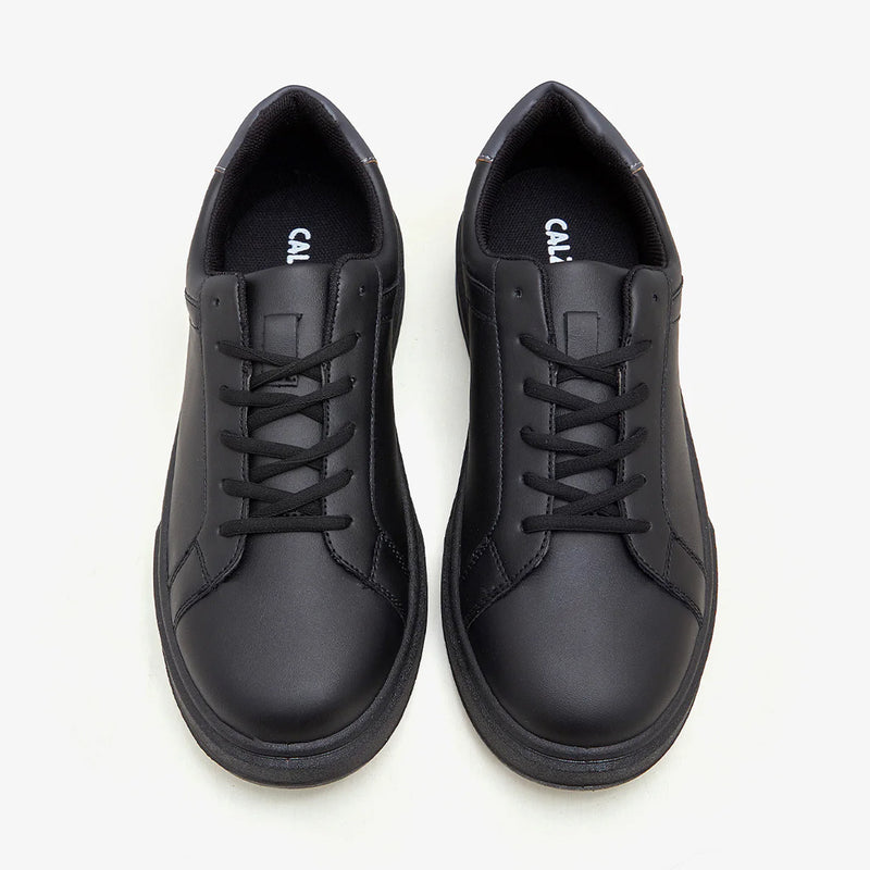 black designer sneakers