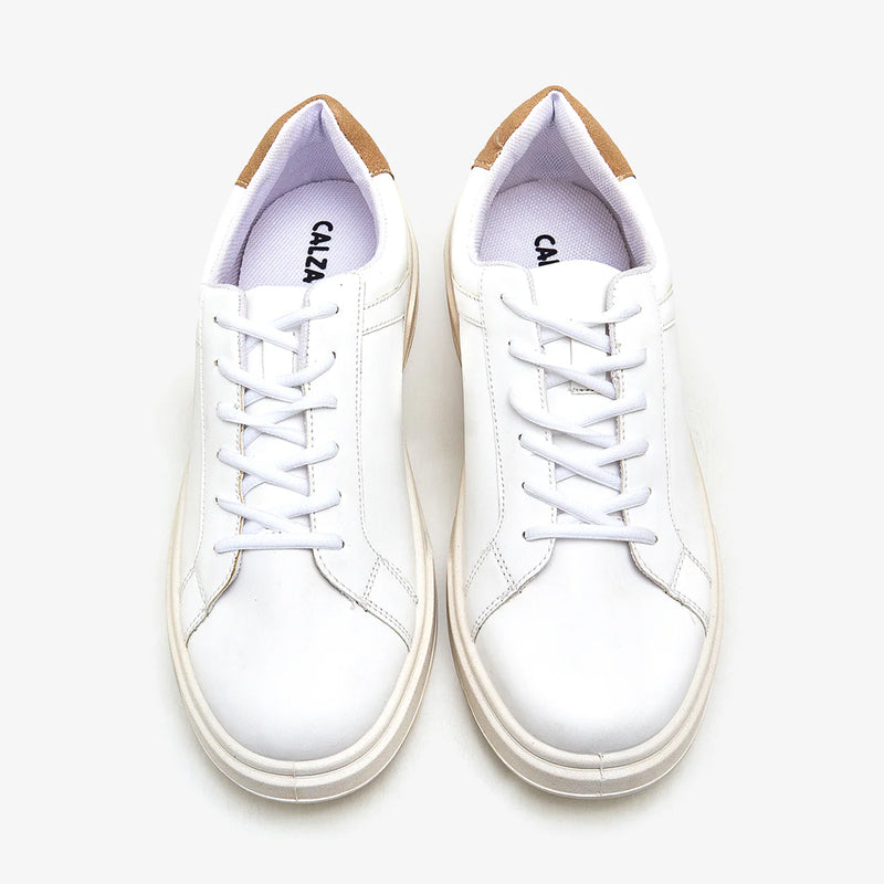white sneakers