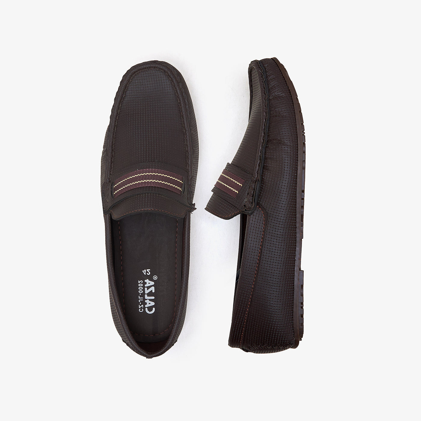 brown lofer shoes man by calza