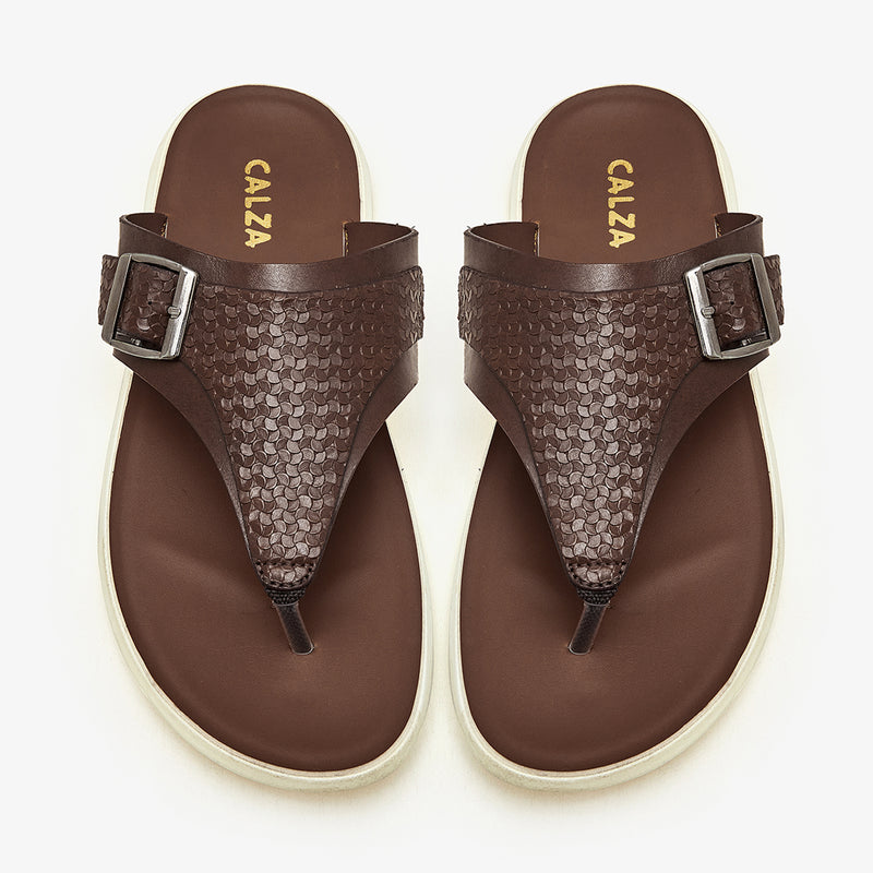 Men's Patterned Chappals