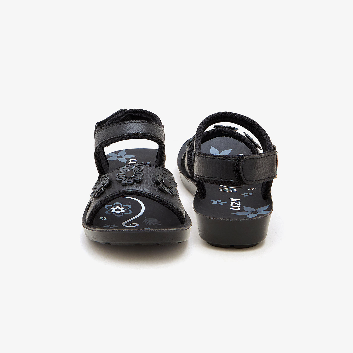 Girls' Floral Sandals