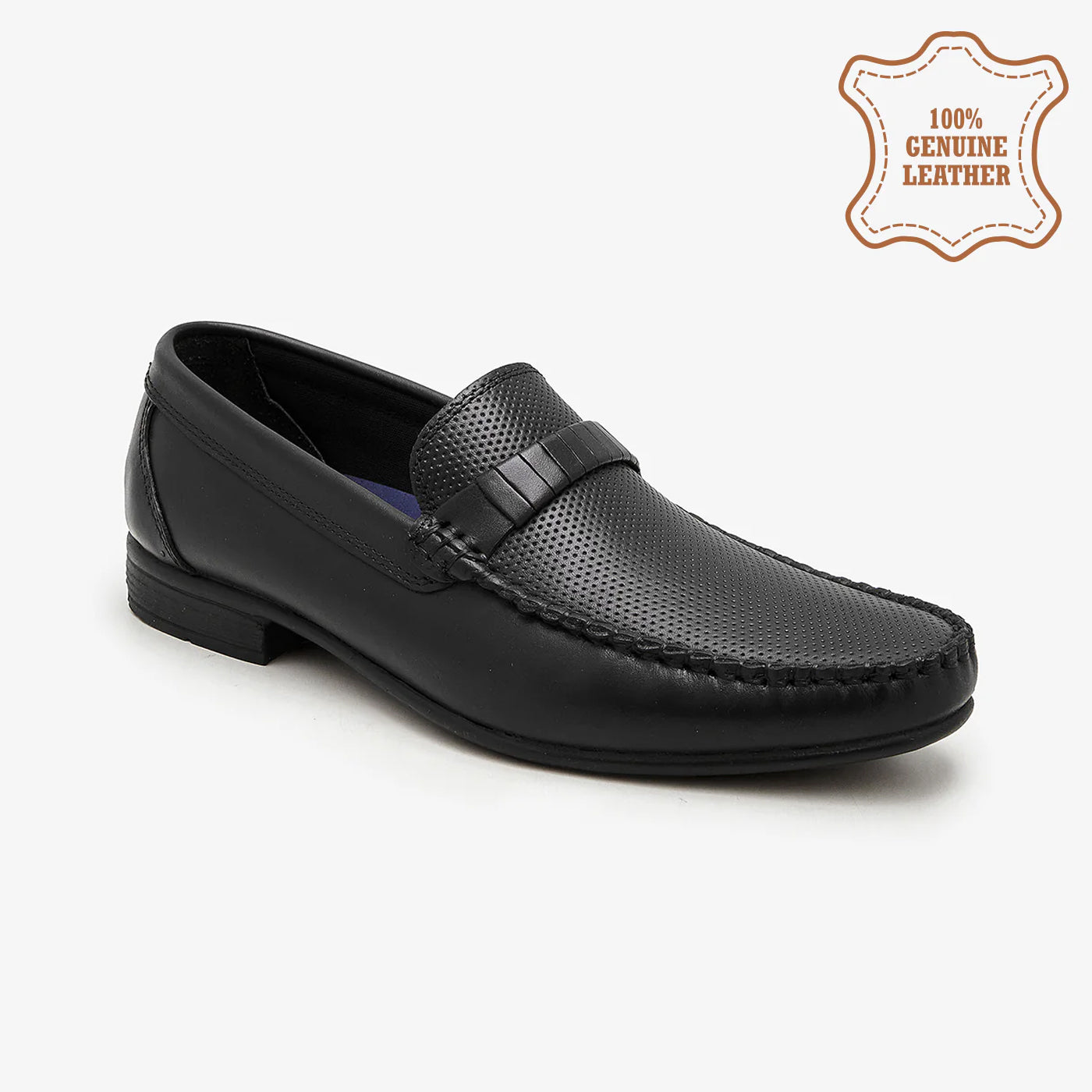 shoes loafers black by calza