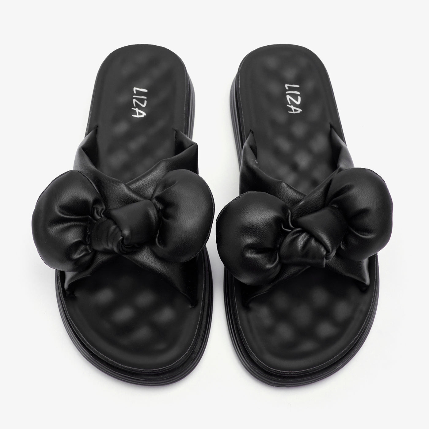 Women's Cushioned Bow Slides