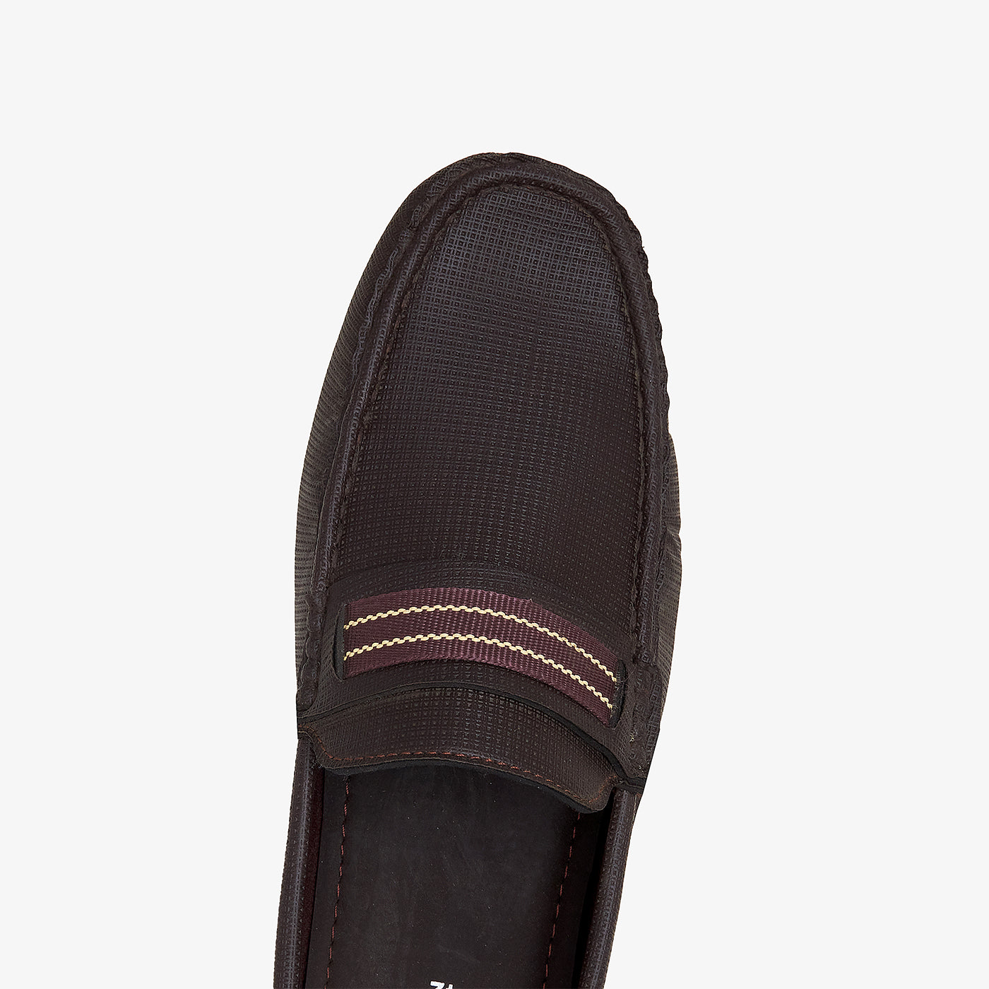 brown loafers by calza