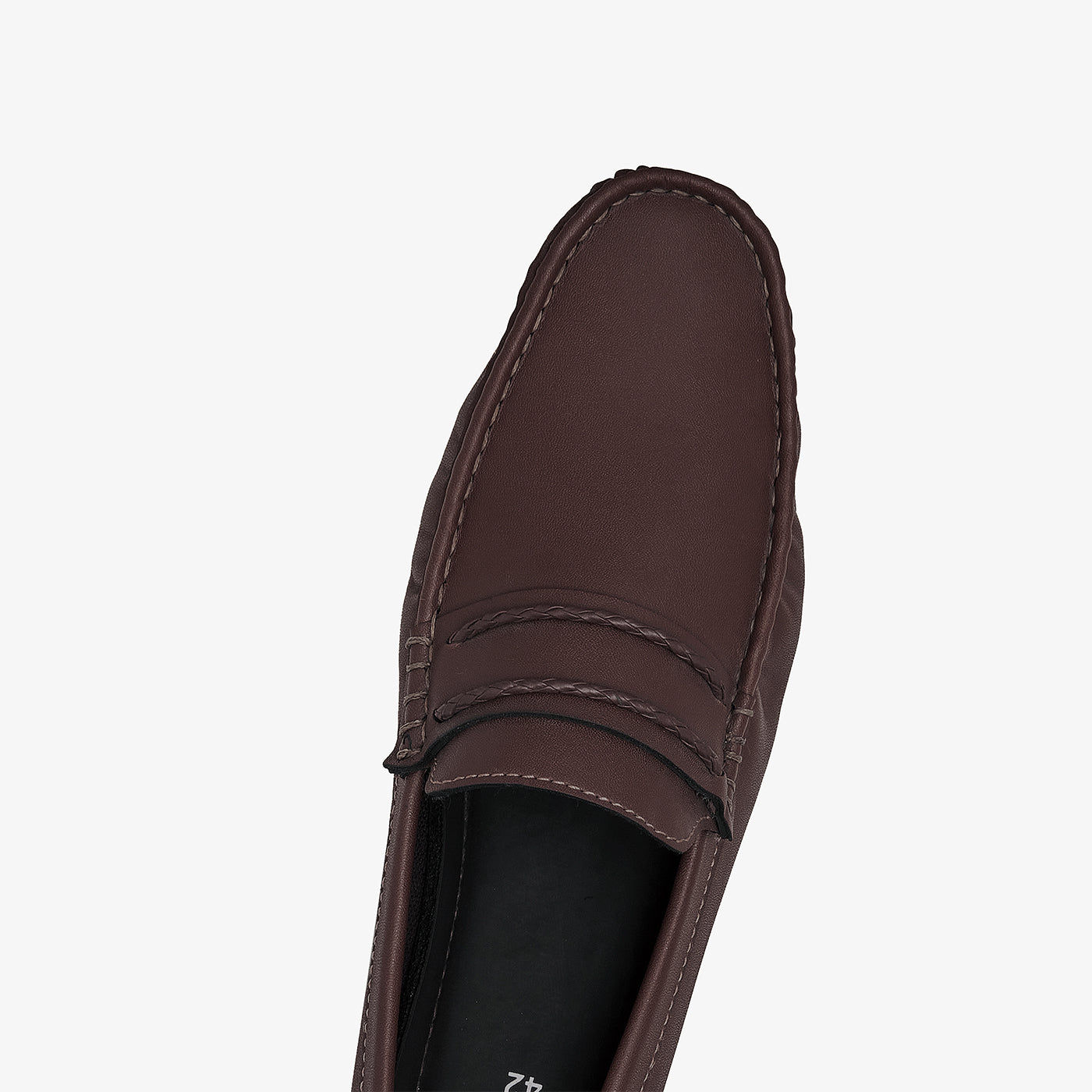 men's brown leather loafers