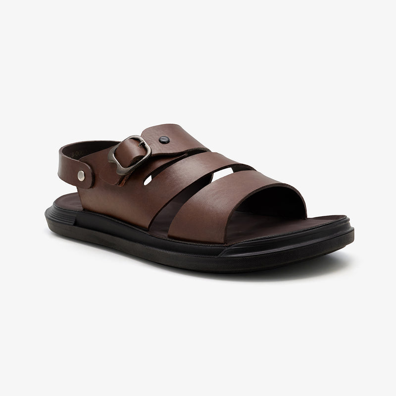 Men's Soft Buckled Sandals