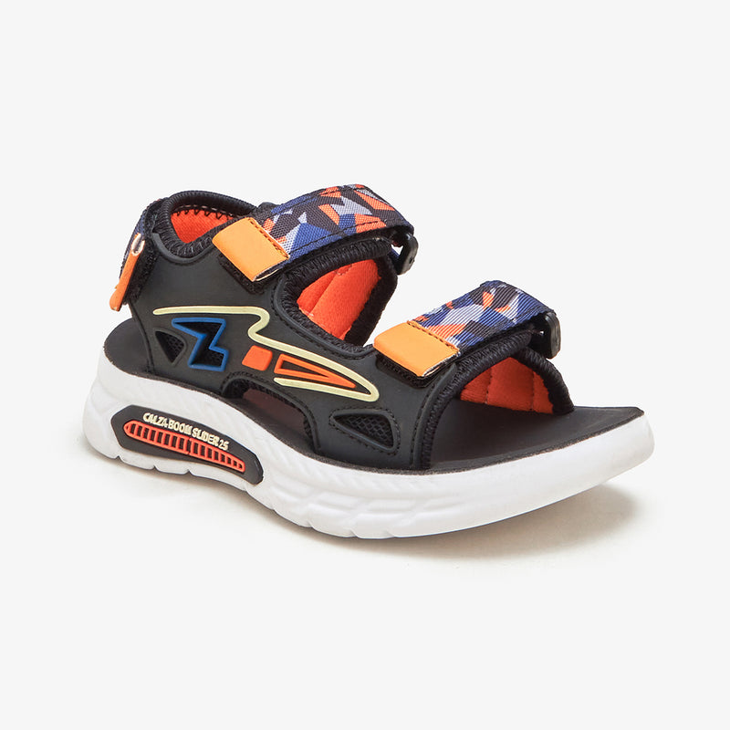 Boys' Printed Mesh Sandals