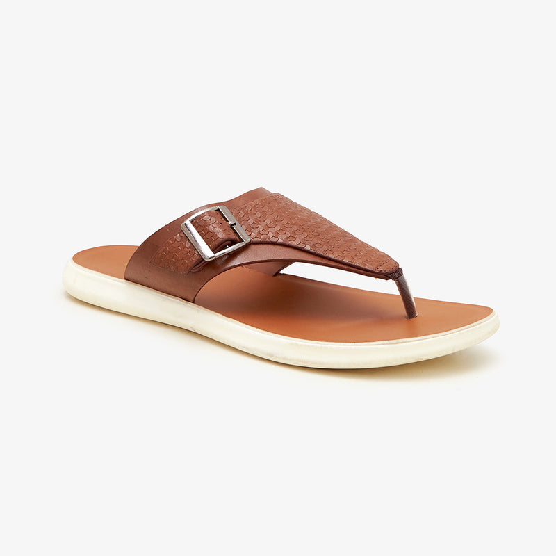 Men's Patterned Chappals