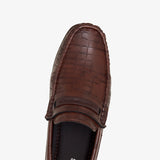leather loafer shoes