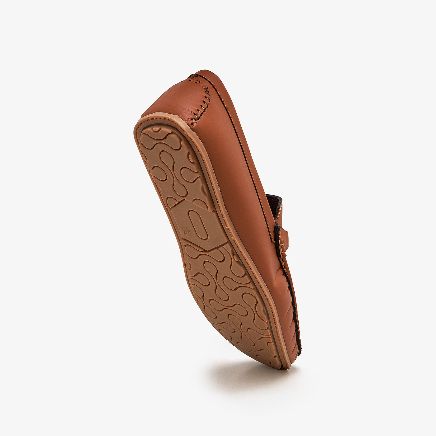 brown leather slip on shoes mens by calza