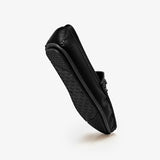 mens black leather loafers