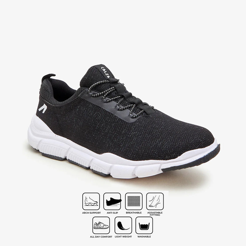 black shoes