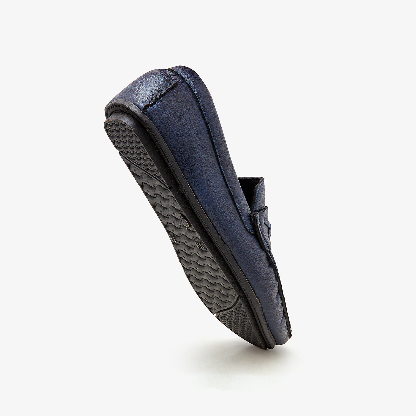 blue mens leather loafers by calza