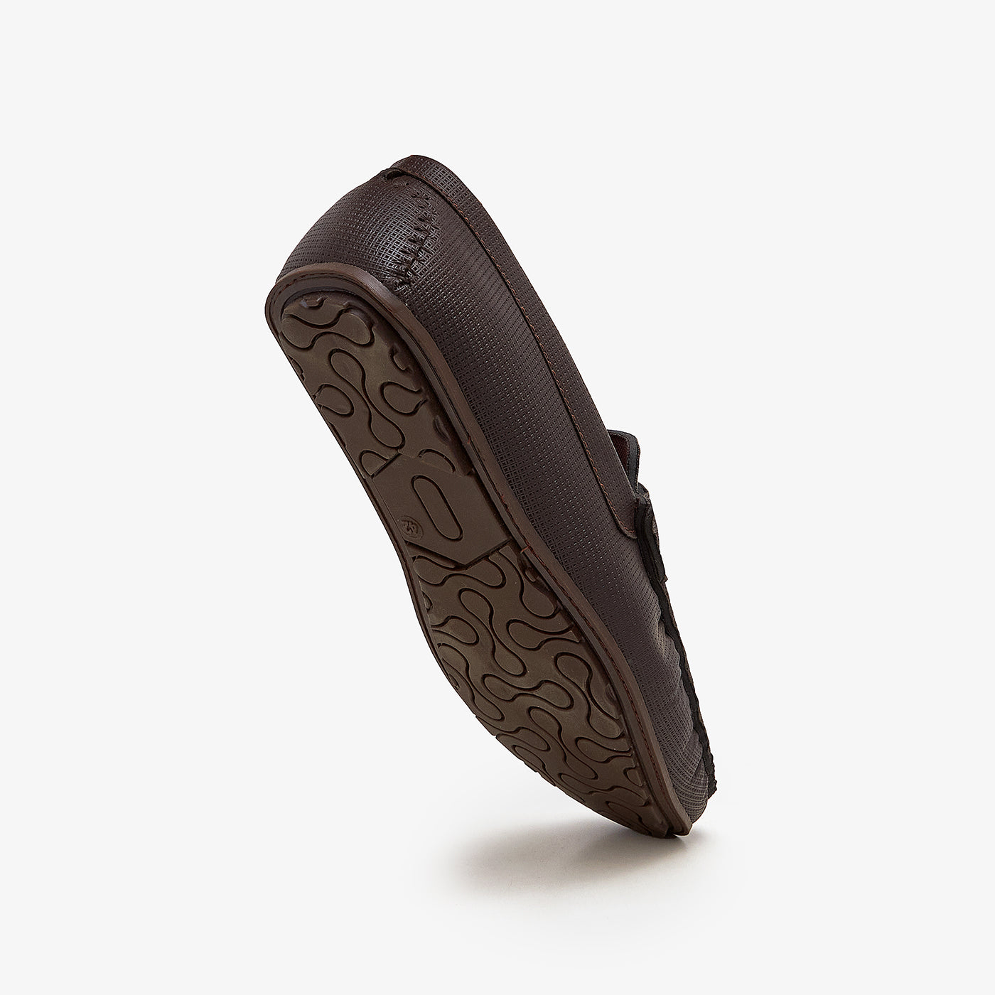 brown loafers by calza