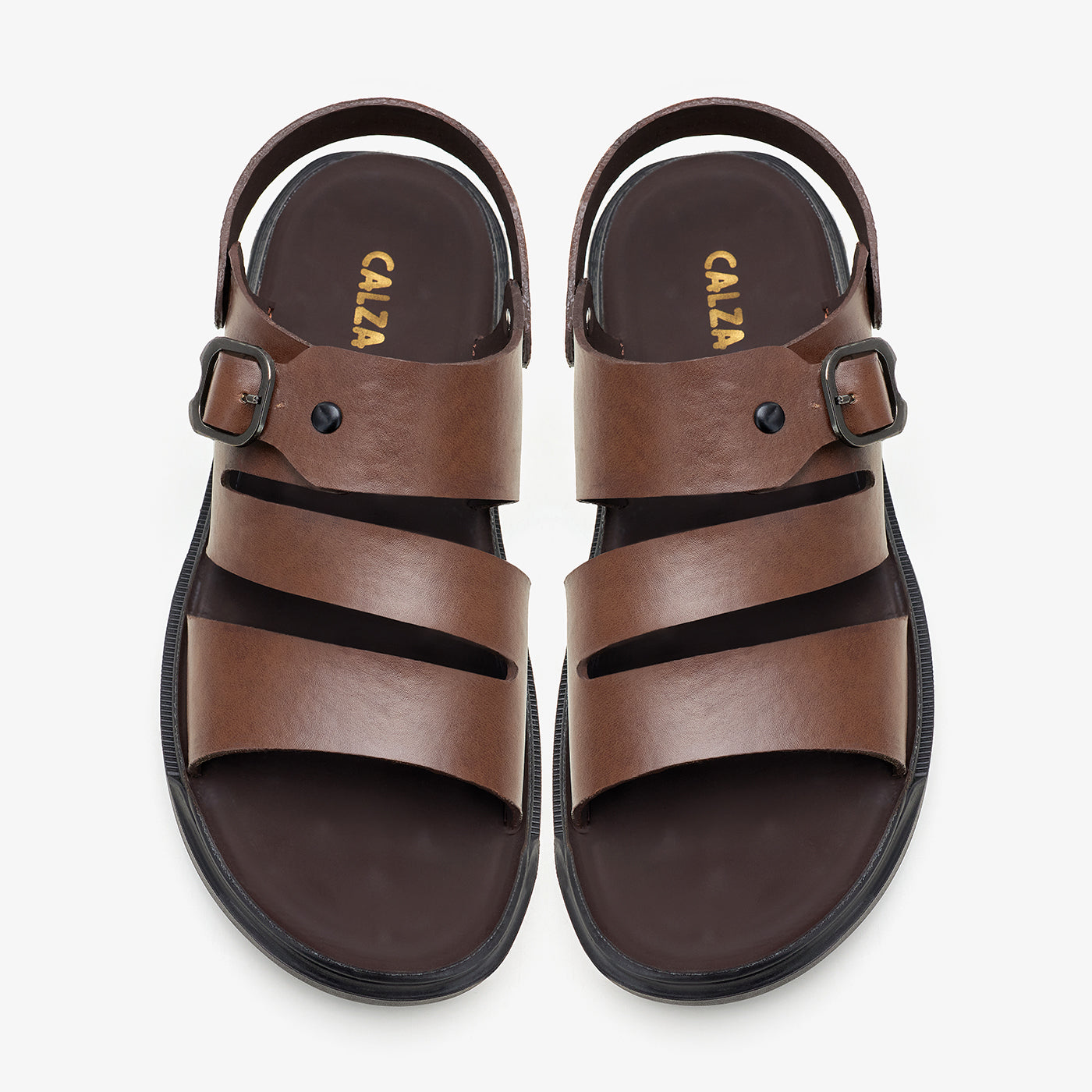 Men's Soft Buckled Sandals