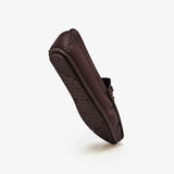 men's brown leather loafers