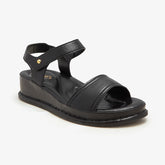 Buy Women's Comfort Sandal in Black | Cushioned Support Sandal