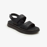 Buy Women's Flat Sandals in Black | Slip-On Summer Sandals