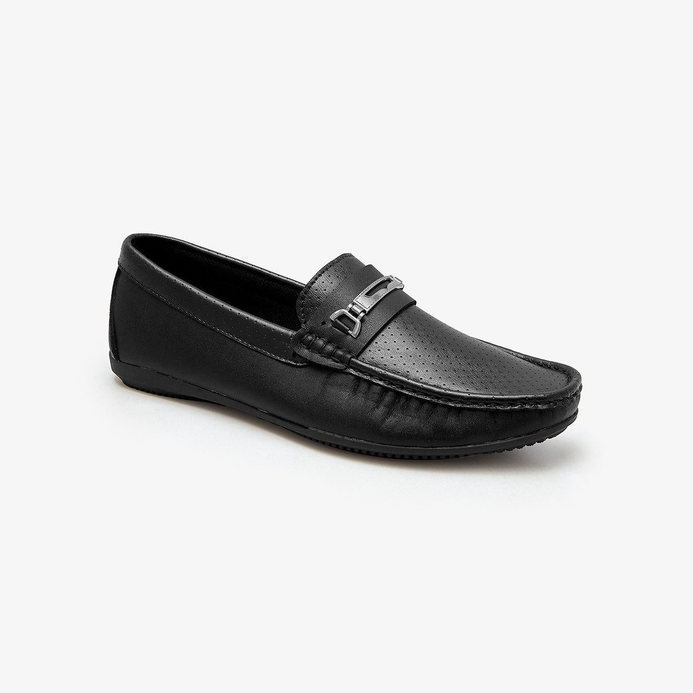 black loafers for men by calza
