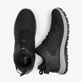 black runner shoes men classic shoes by calza