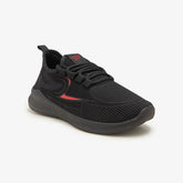 black sneakers for boys grade school by calza