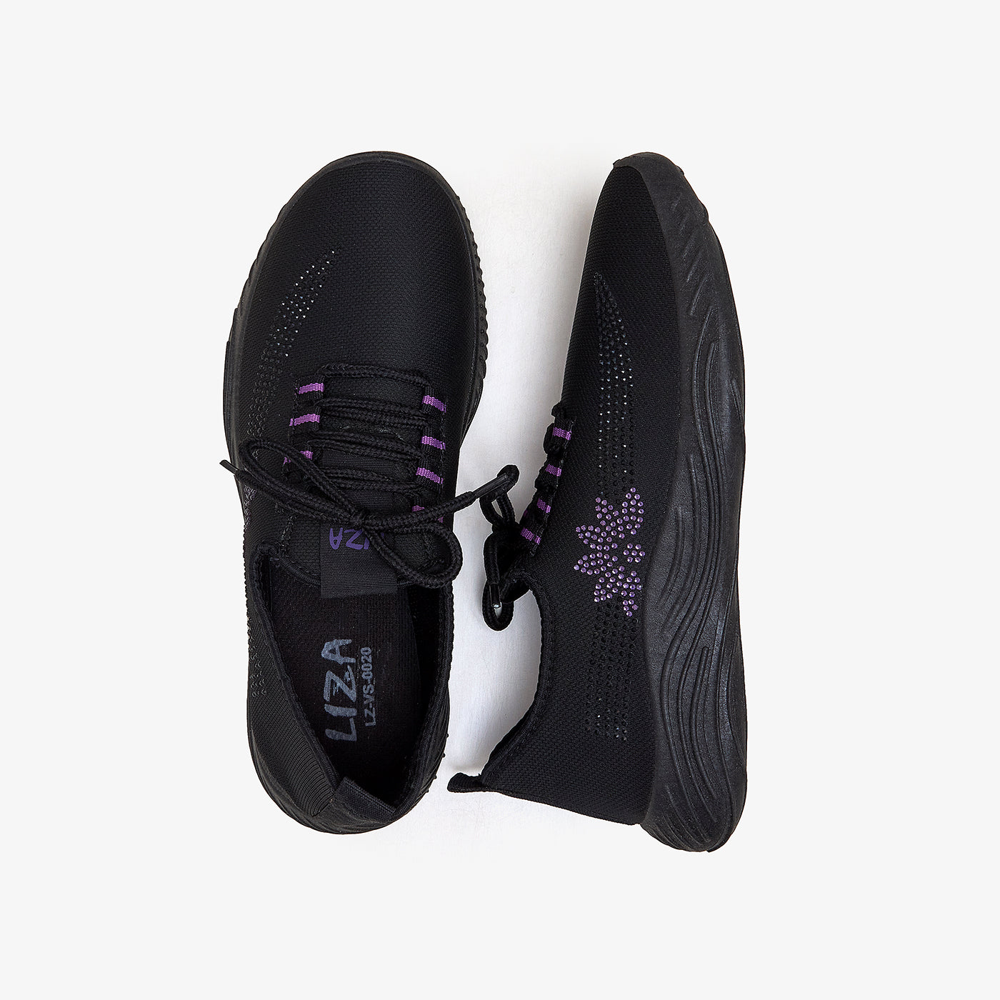 black women's athletic shoes by calza