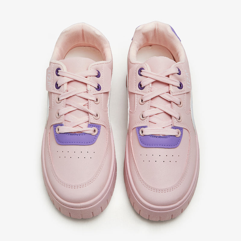 pink chuncky ladies sneakers by calza