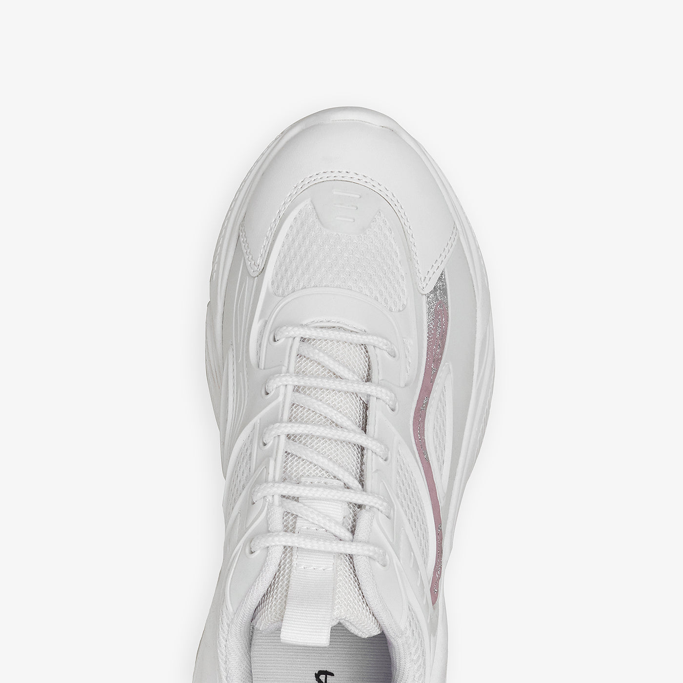 white trendy sneakers for women by calza