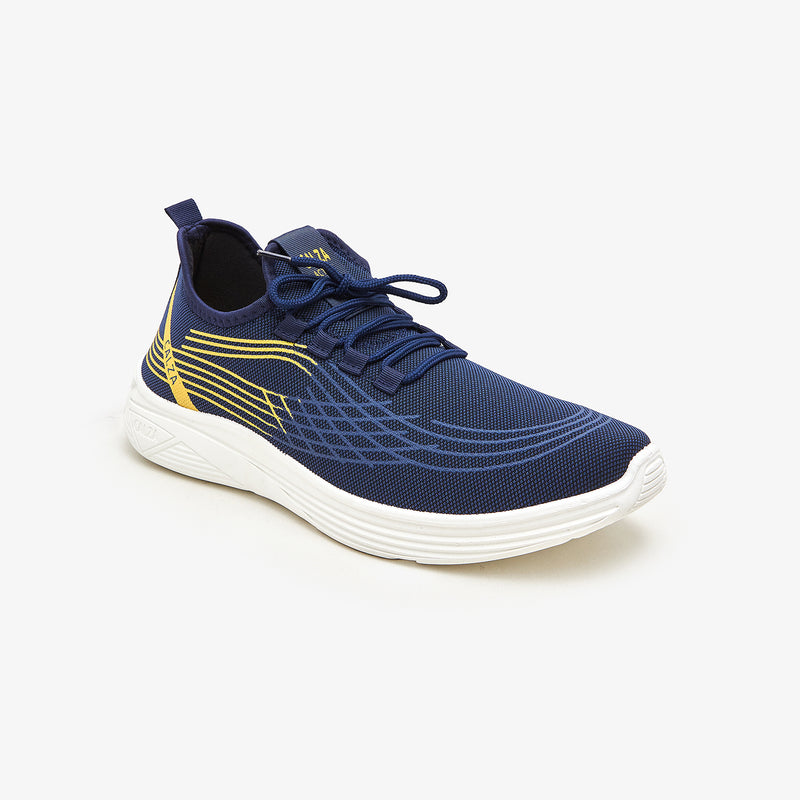 blue shoes