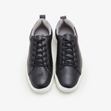 black on black men's sneakers