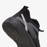 black sneakers