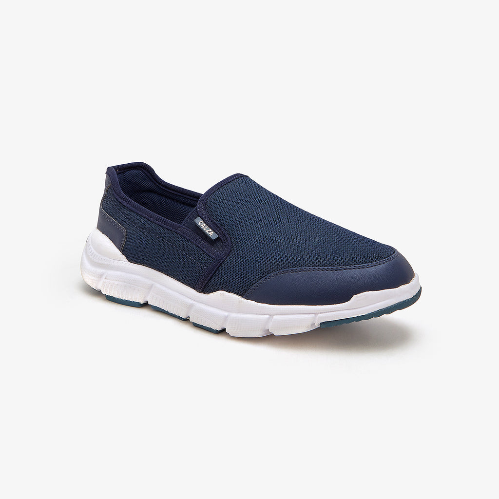 mens navy slip on shoes