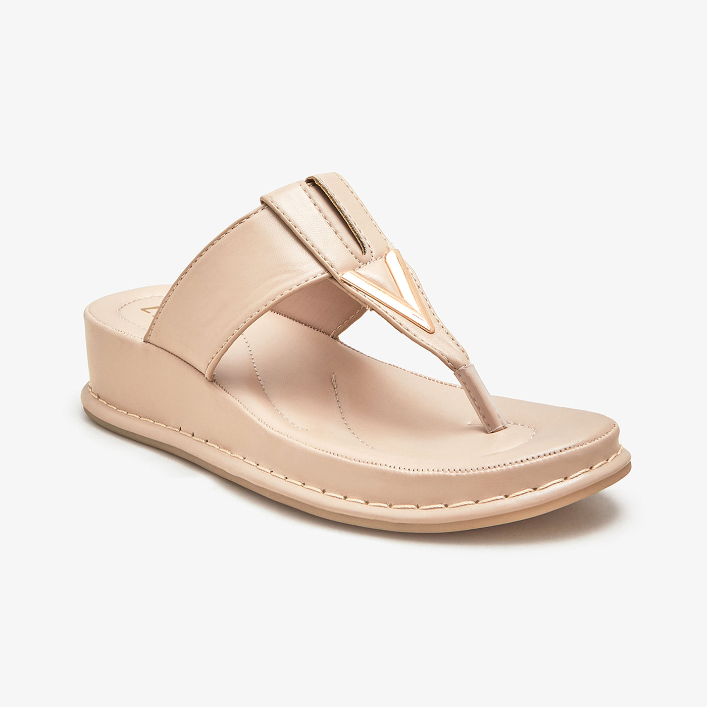 Buy BEIGE Women's Relaxed Chappal –