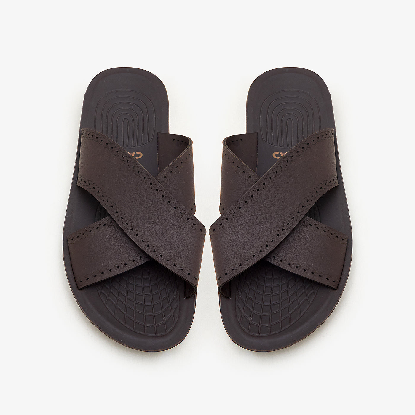 Buy BROWN Men's Daily Wear Chappals â Calza.com.pk