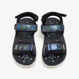 Girls' Rubber Patch Sandals