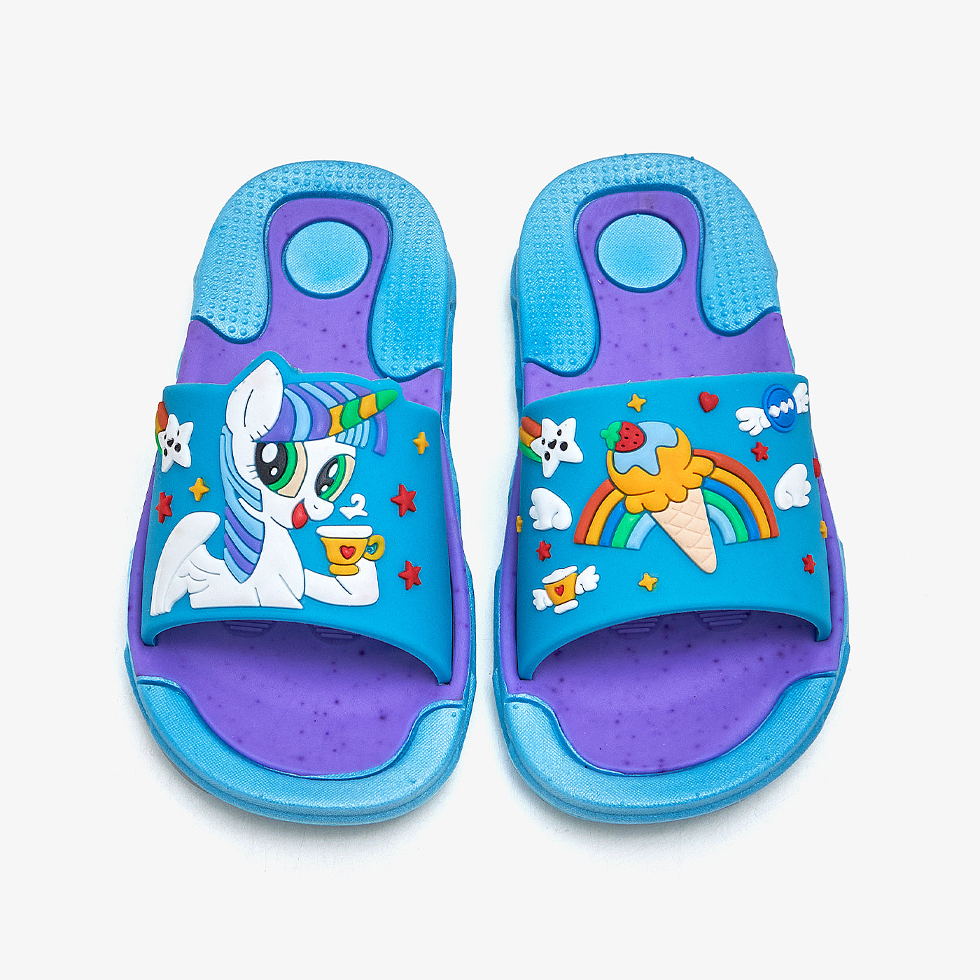 Buy Girls Turquoise Summery Chappals online- Calza.com.pk