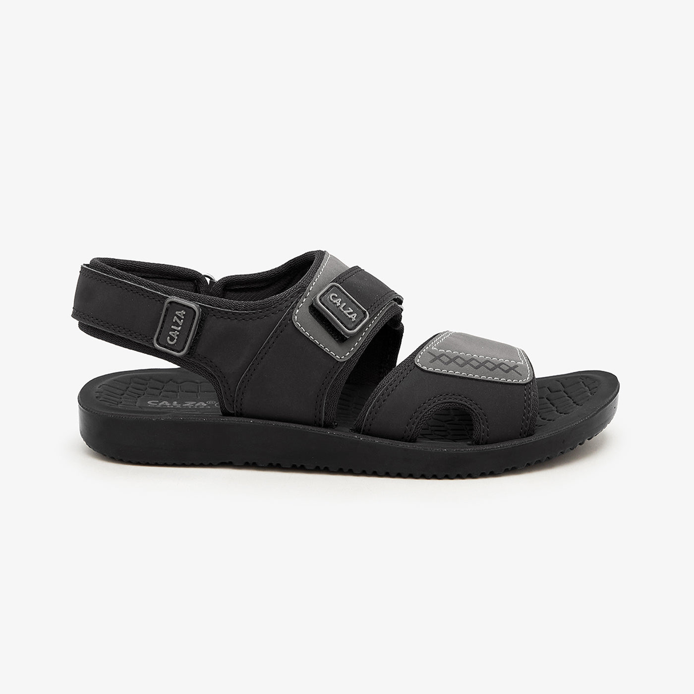 Buy Men's Double-Strap Sandals Black online in Pakistan