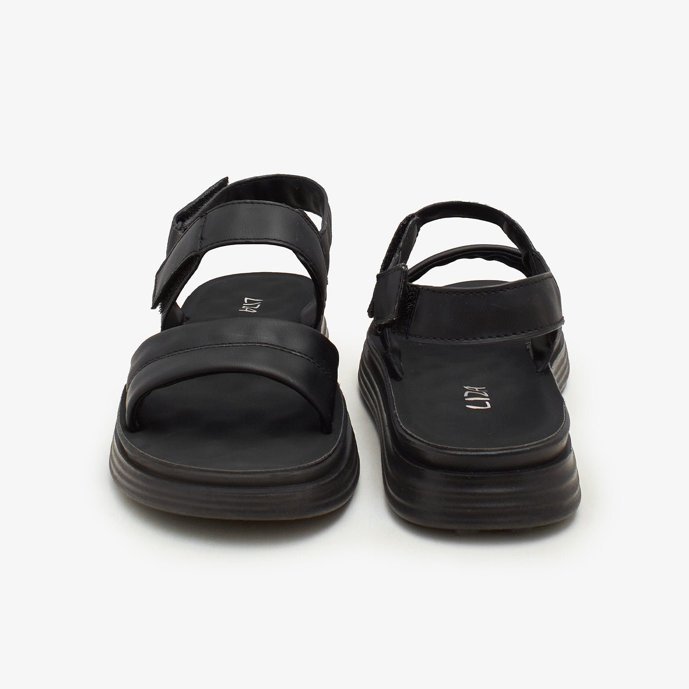 Buy Women's Flat Sandals in Black | Slip-On Summer Sandals