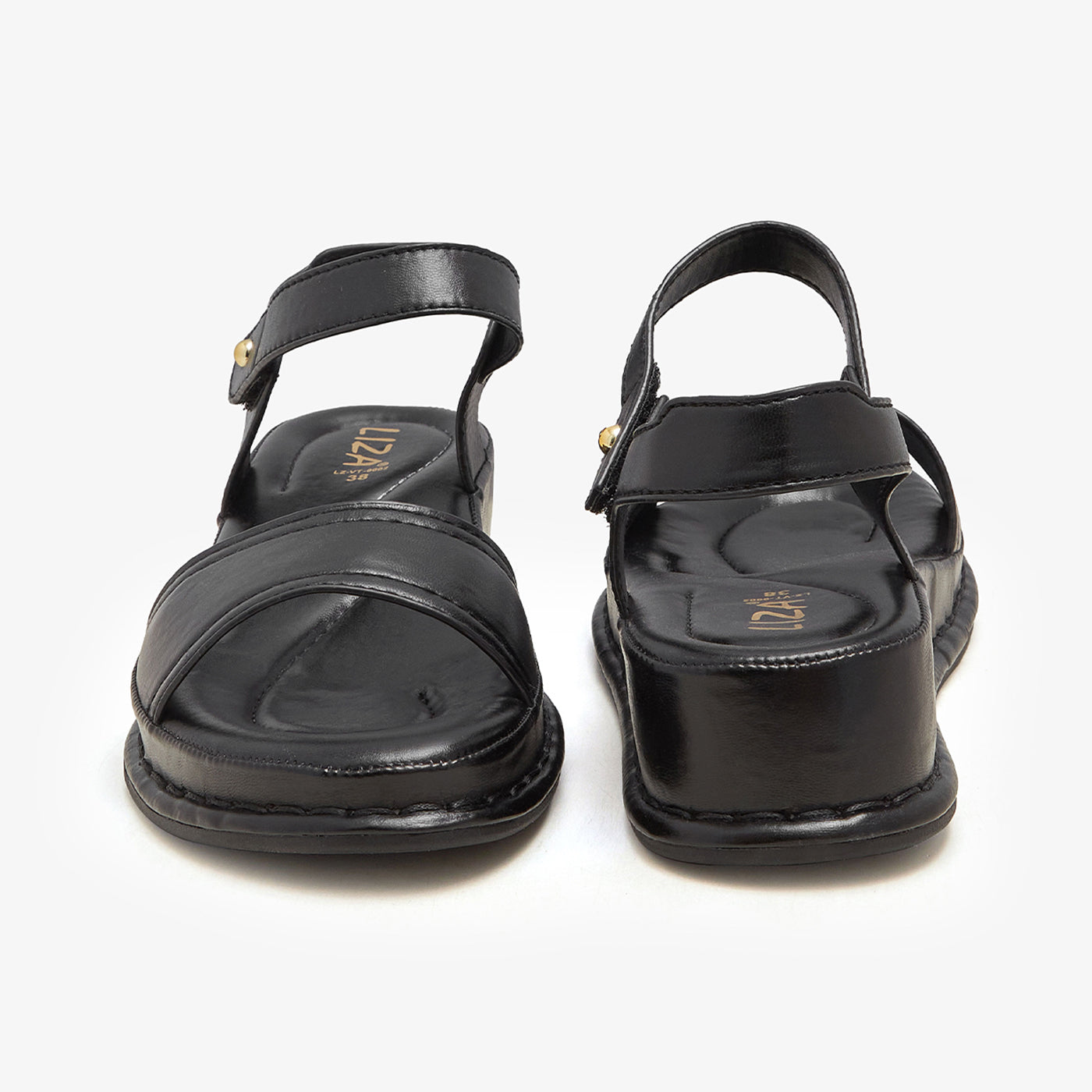 Buy Women's Comfort Sandal in Black | Cushioned Support Sandal
