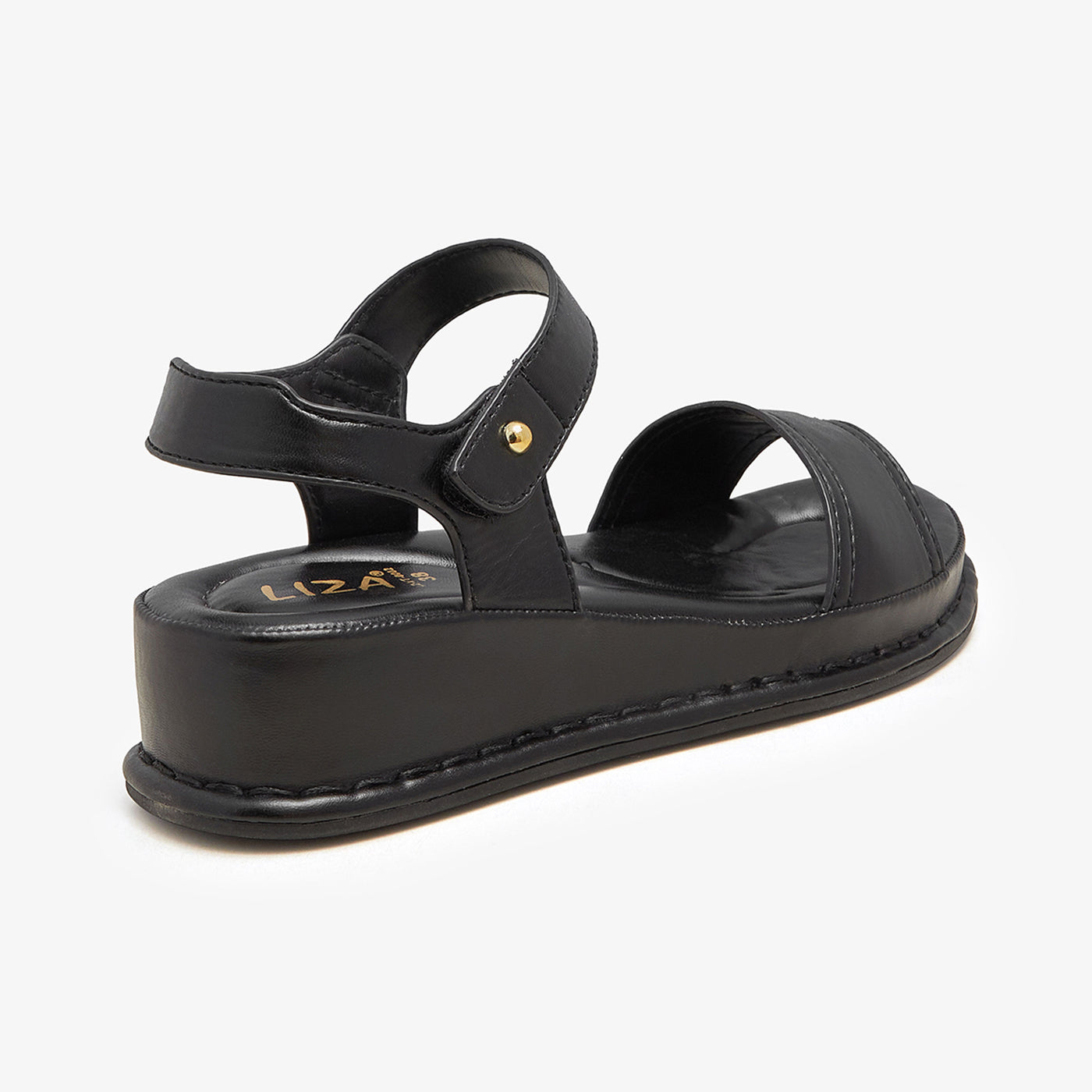 Buy Women's Comfort Sandal in Black | Cushioned Support Sandal