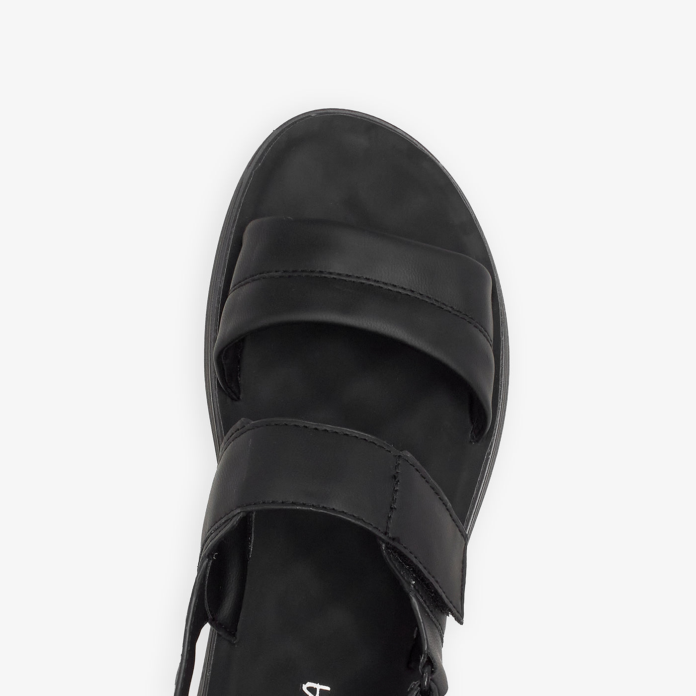 Buy Women's Flat Sandals in Black | Slip-On Summer Sandals