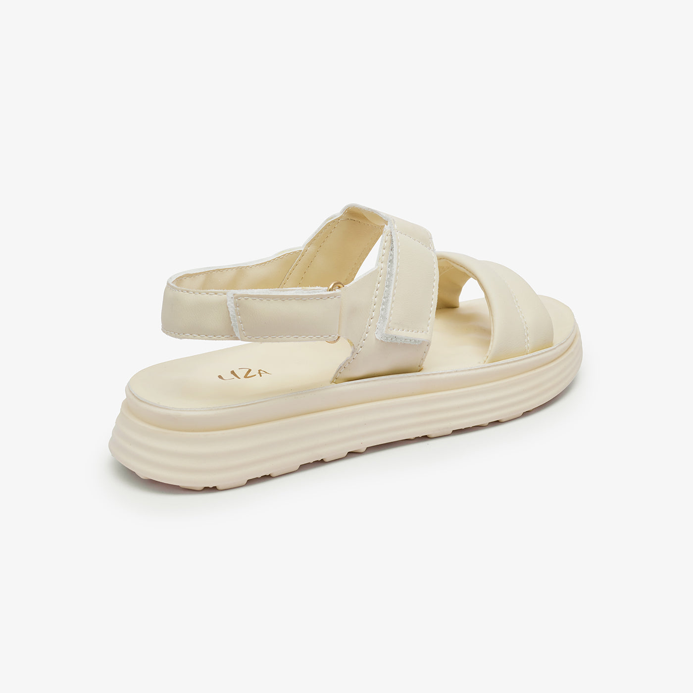 Buy Women's Flat Sandals in Beige | Soft & Lightweight