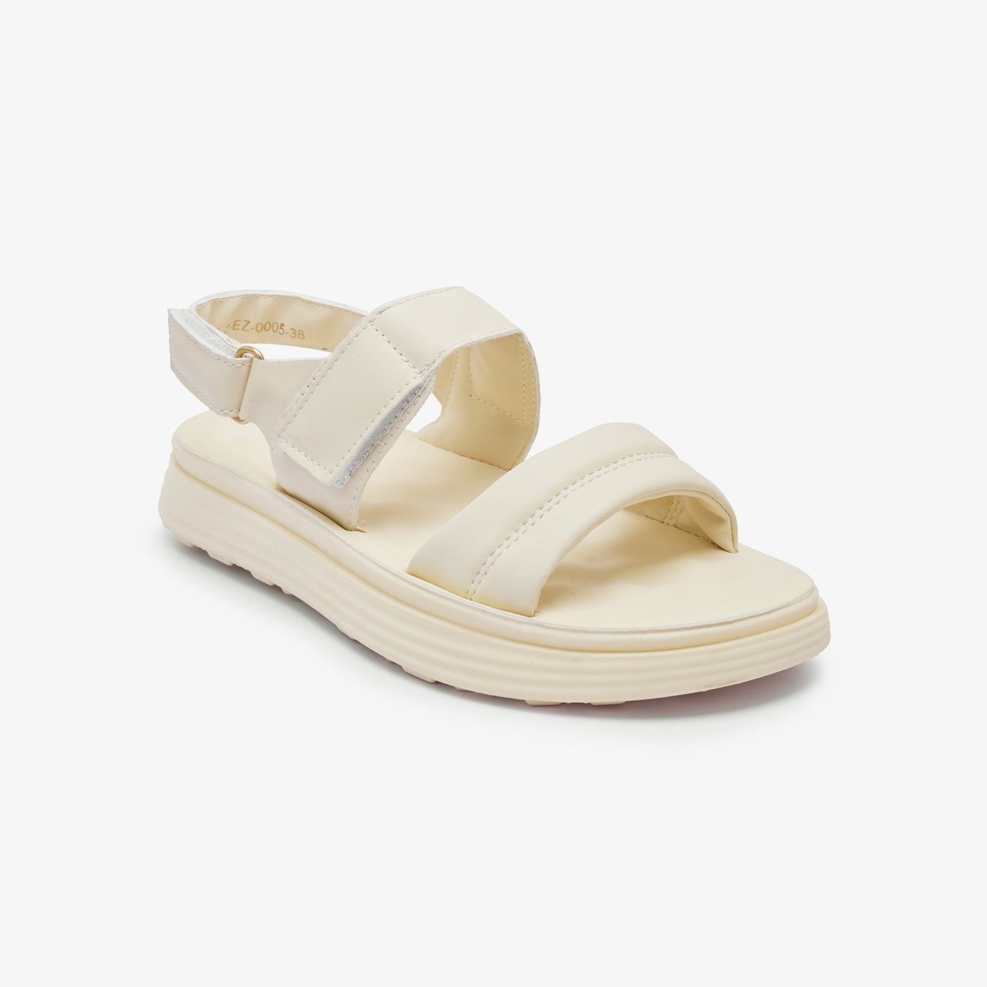 Buy Women's Flat Sandals in Beige | Soft & Lightweight